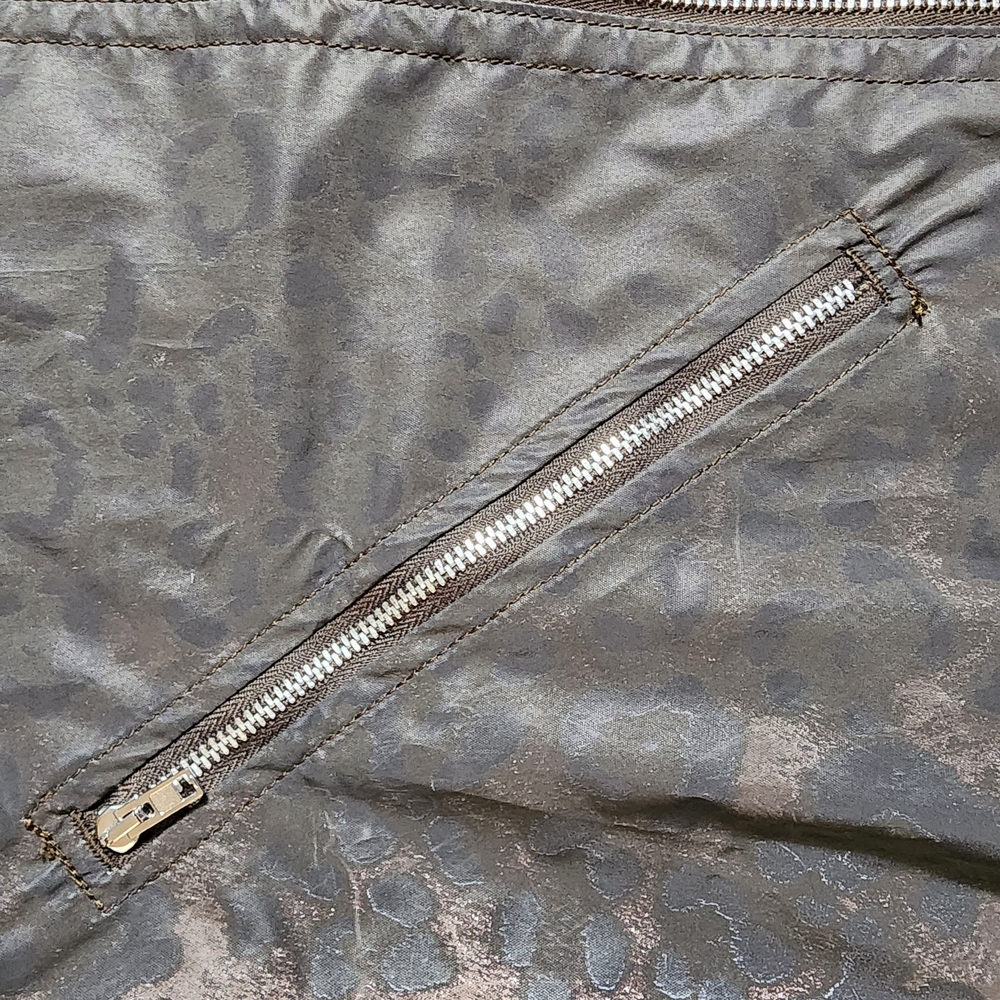 Helmut Lang Reflective Leopard Zip-Up Jacket Size Large MSRP $635 NWT - Picture 3 of 16